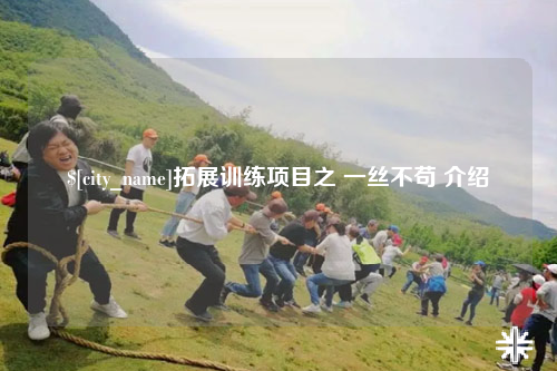 绵阳拓展训练项目之 一丝不苟 介绍